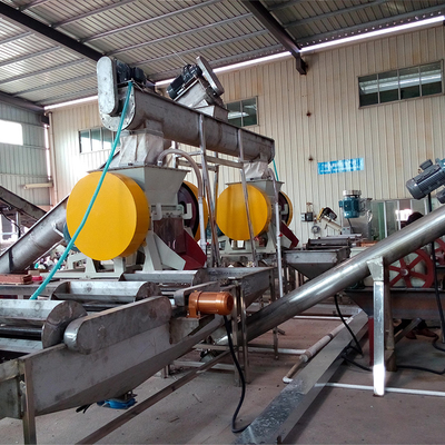 Navulbare de anode en de kathode materiële terugwinning van de lood zure batterij, lood zure batterij recyclingsmachine