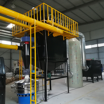 Het lithiumbatterij van het douane volledig automatisch schroot droog recyclingsmateriaal, het poeder van de lithiumbatterij zwart recyclingsmateriaal